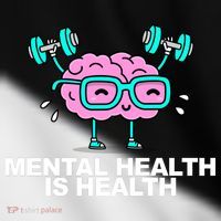 Mental Health Is Health Brain Workout Toddler Fine Jersey T-Shirt thumb 2