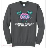 Mental Health Is Health Brain Workout Sweatshirt thumb 0