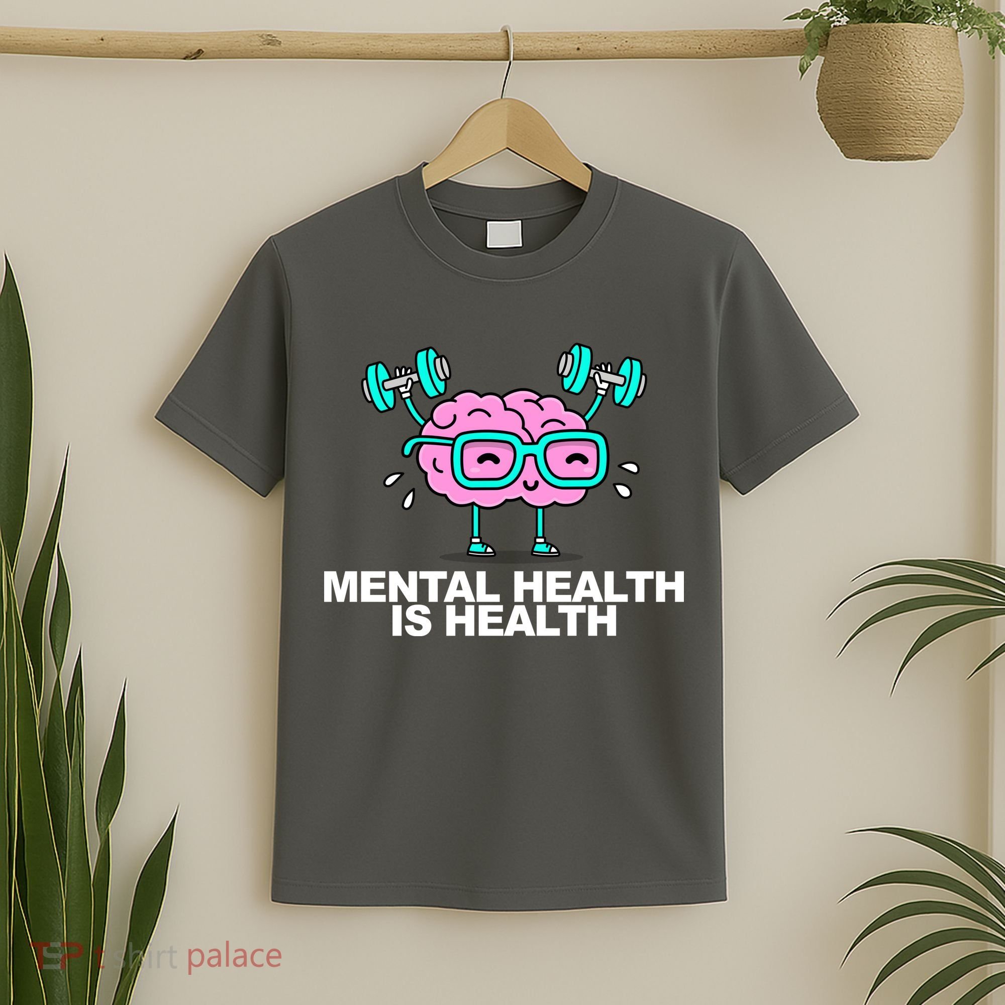 Mental Health Is Health Brain Workout T-Shirt