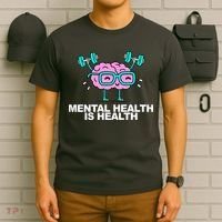 Mental Health Is Health Brain Workout T-Shirt thumb 6