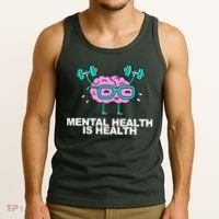 Mental Health Is Health Brain Workout Tank Top thumb 3