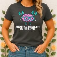Mental Health Is Health Brain Workout Women's T-Shirt thumb 2