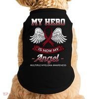 My Hero Is Now My Angel Multiple Myeloma Mm Patient Gift Doggie Tank thumb 0