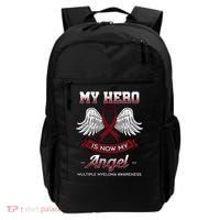 My Hero Is Now My Angel Multiple Myeloma Mm Patient Gift Backpack thumb 0
