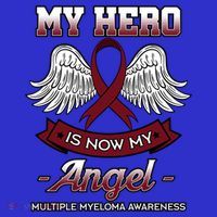 My Hero Is Now My Angel Multiple Myeloma Mm Patient Gift Mousepad thumb 1