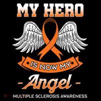 My Hero Is Now My Angel Multiple Sclerosis Clouds Glial Scar Gift Coffee Mug thumb 5