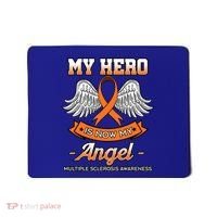 My Hero Is Now My Angel Multiple Sclerosis Clouds Glial Scar Gift Mousepad thumb 0