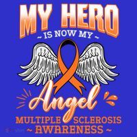 My Hero Is Now My Angel Multiple Sclerosis Glial Scar Orange Meaningful Gift Women's Tank Top thumb 5