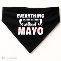 Mayo Hater I Hate Mayonnaise USA-Made Doggie Bandana thumb 0