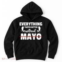 Mayo Hater I Hate Mayonnaise Hoodie thumb 0