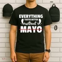 Mayo Hater I Hate Mayonnaise T-Shirt thumb 6