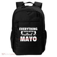 Mayo Hater I Hate Mayonnaise Backpack thumb 0