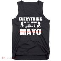 Mayo Hater I Hate Mayonnaise Tank Top thumb 0
