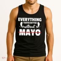 Mayo Hater I Hate Mayonnaise Tank Top thumb 3