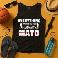 Mayo Hater I Hate Mayonnaise Tank Top thumb 4