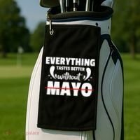 Mayo Hater I Hate Mayonnaise Golf Towel thumb 2