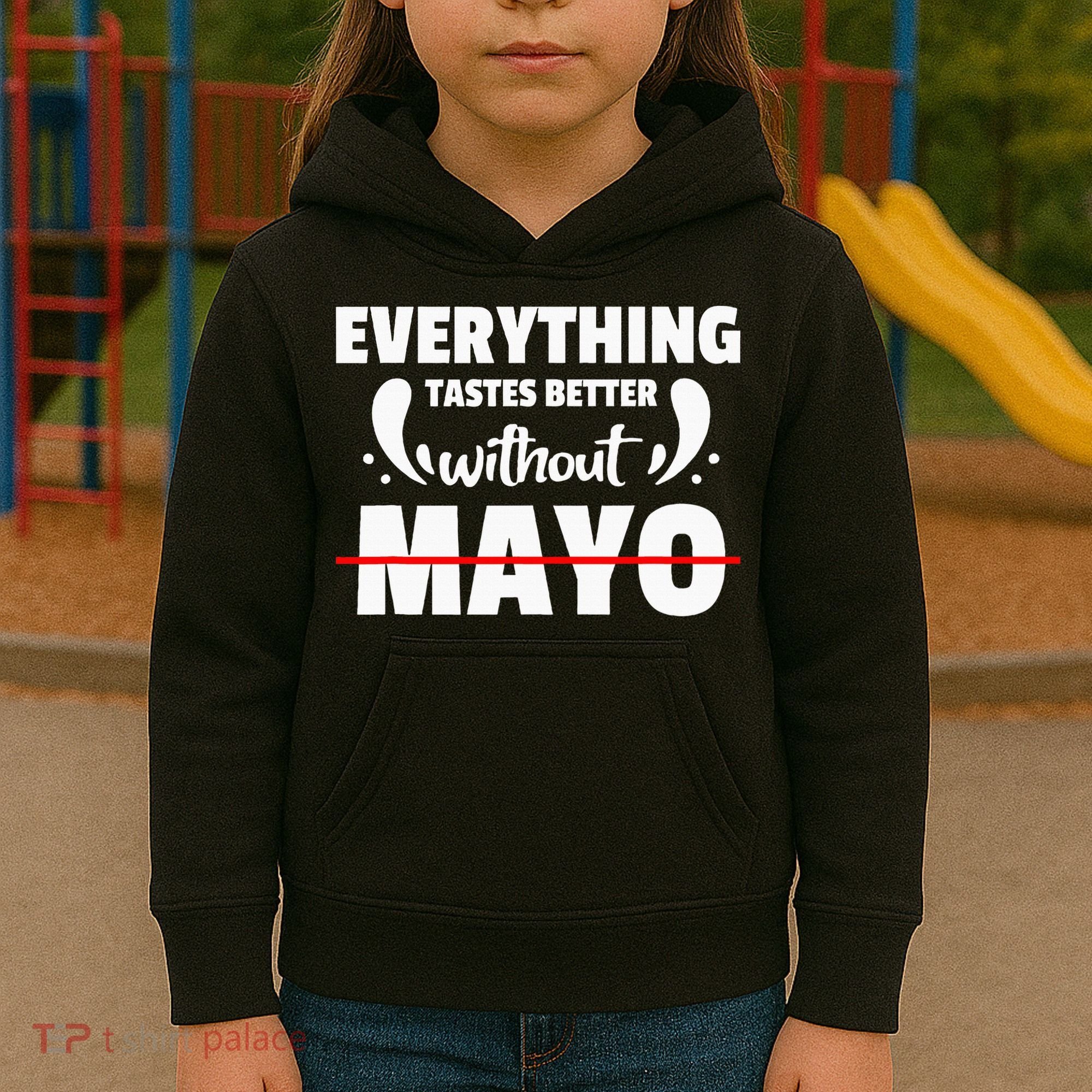 Mayo Hater I Hate Mayonnaise Kids Hoodie
