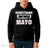 Mayo Hater I Hate Mayonnaise Kids Hoodie thumb 4
