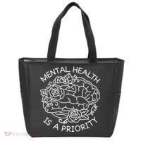 Mental Health Is A Priority Tote Bag thumb 0