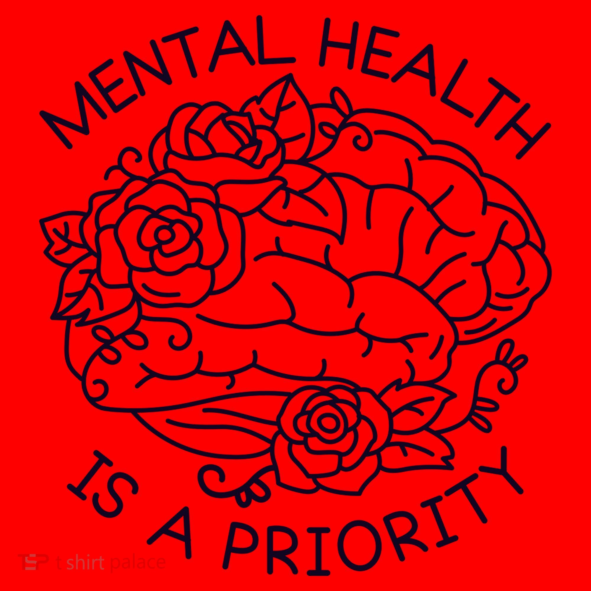 Mental Health Is A Priority Santa Hat