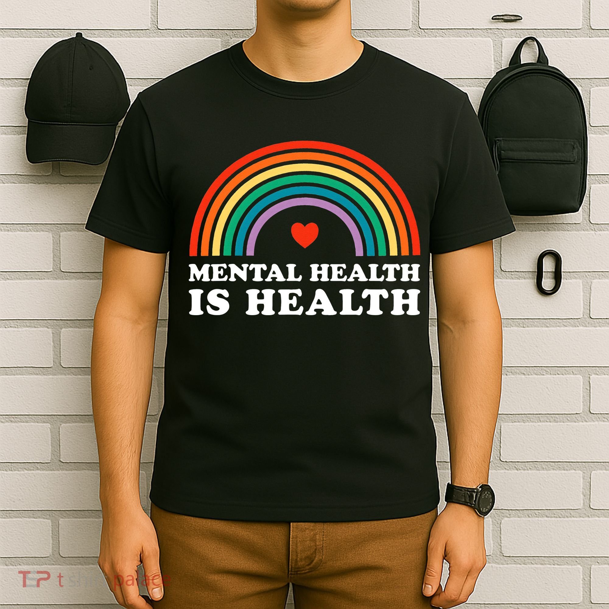 Mental Health Is Health Awareness Psychology Counseling T-Shirt