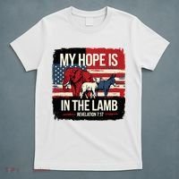 My Hope Is In The Lamb Jesus 2024 Election T-Shirt thumb 5