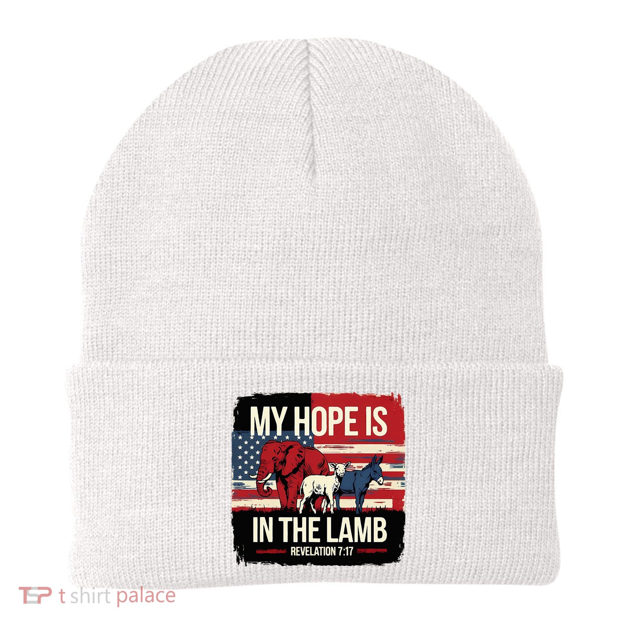 My Hope Is In The Lamb Jesus 2024 Election Beanie