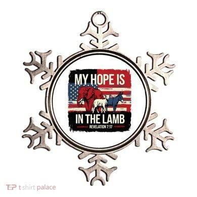 My Hope Is In The Lamb Jesus 2024 Election Ornament