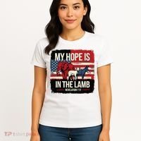 My Hope Is In The Lamb Jesus 2024 Election Women's T-Shirt thumb 4