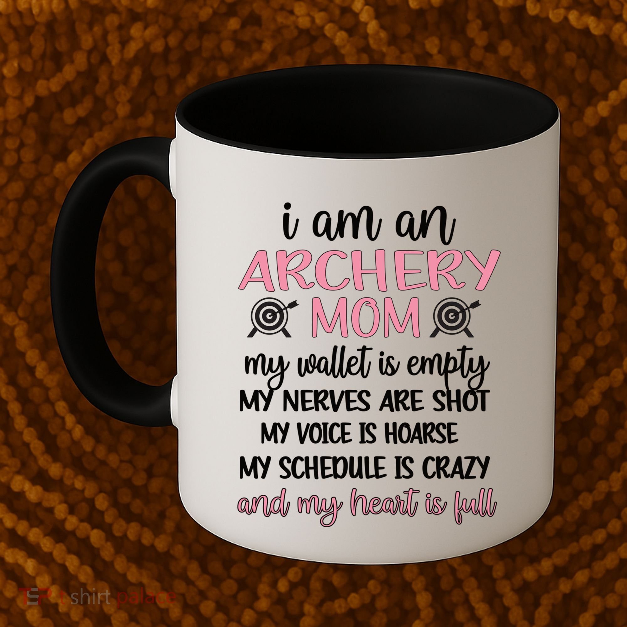 My Heart Is Full Archery Mom Of An Archer Mama Gift Coffee Mug