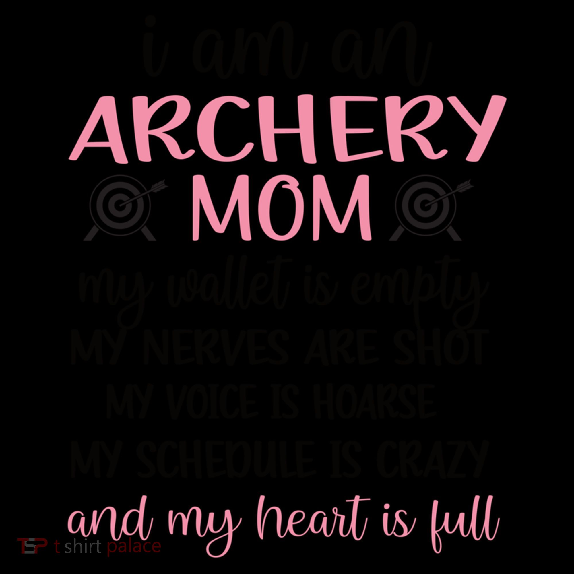 My Heart Is Full Archery Mom Of An Archer Mama Gift Coffee Mug