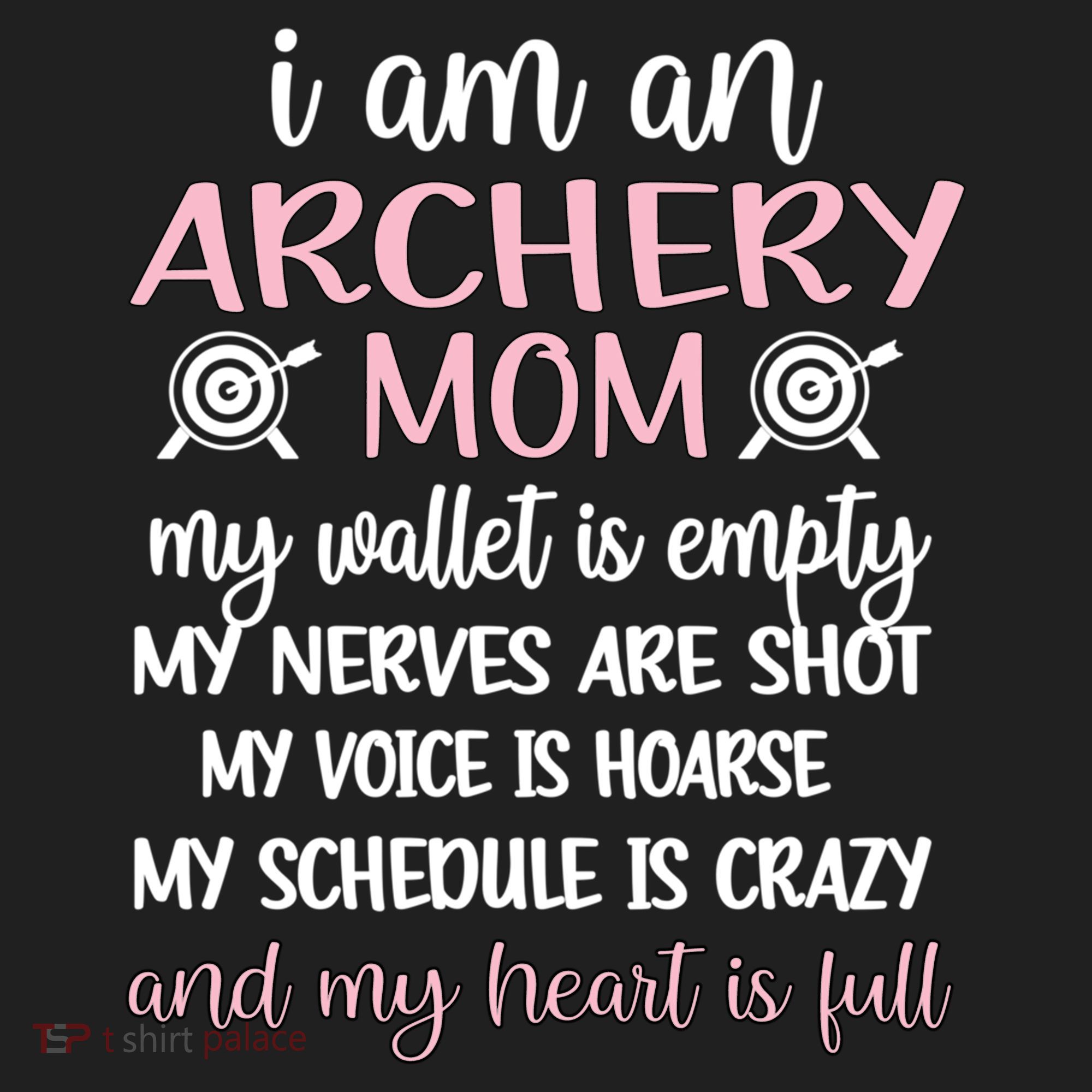 My Heart Is Full Archery Mom Of An Archer Mama Gift Golf Towel