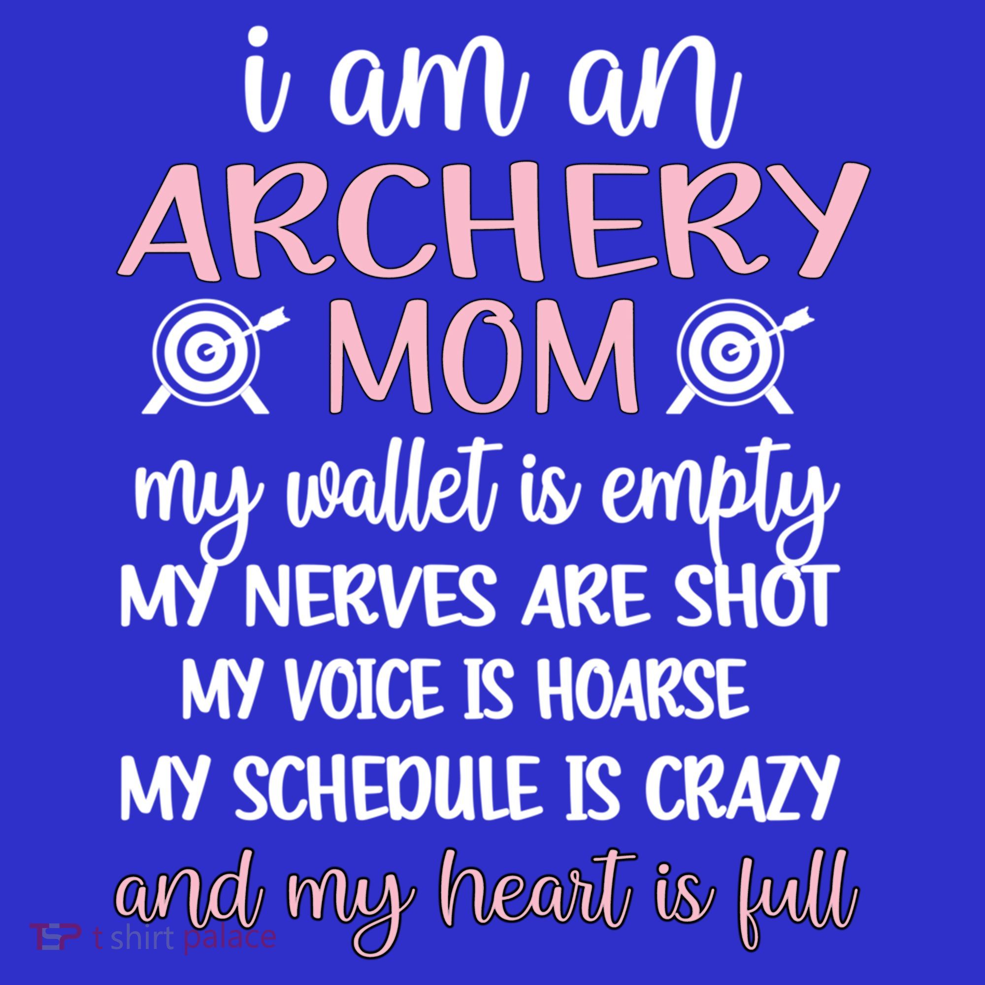 My Heart Is Full Archery Mom Of An Archer Mama Gift Sweatshirt