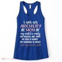 My Heart Is Full Archery Mom Of An Archer Mama Gift Women's Tank Top thumb 0