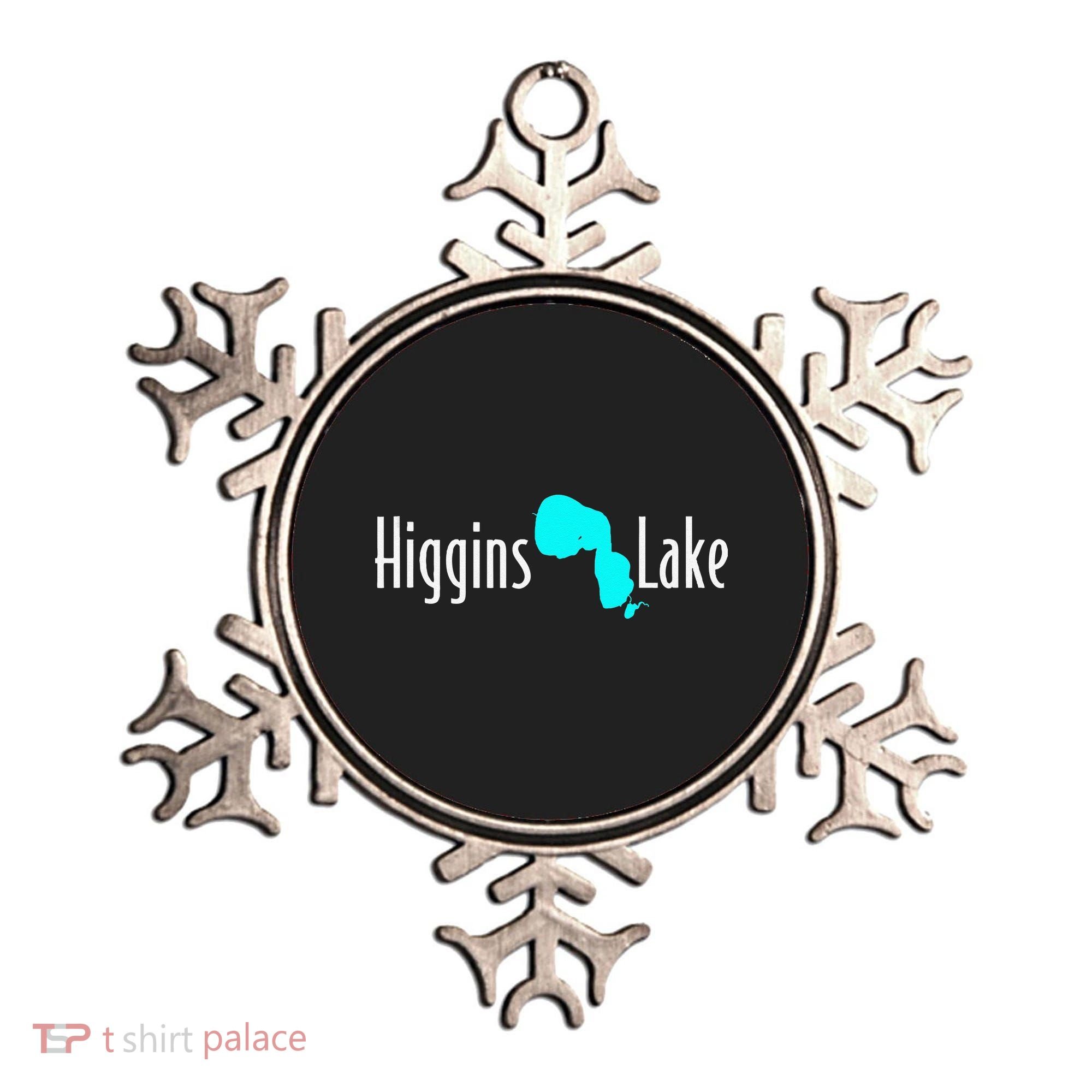 Minimalist Higgins Lake Michigan Ornament