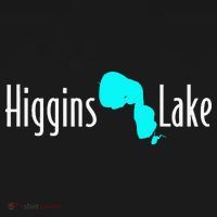 Minimalist Higgins Lake Michigan Ornament thumb 1