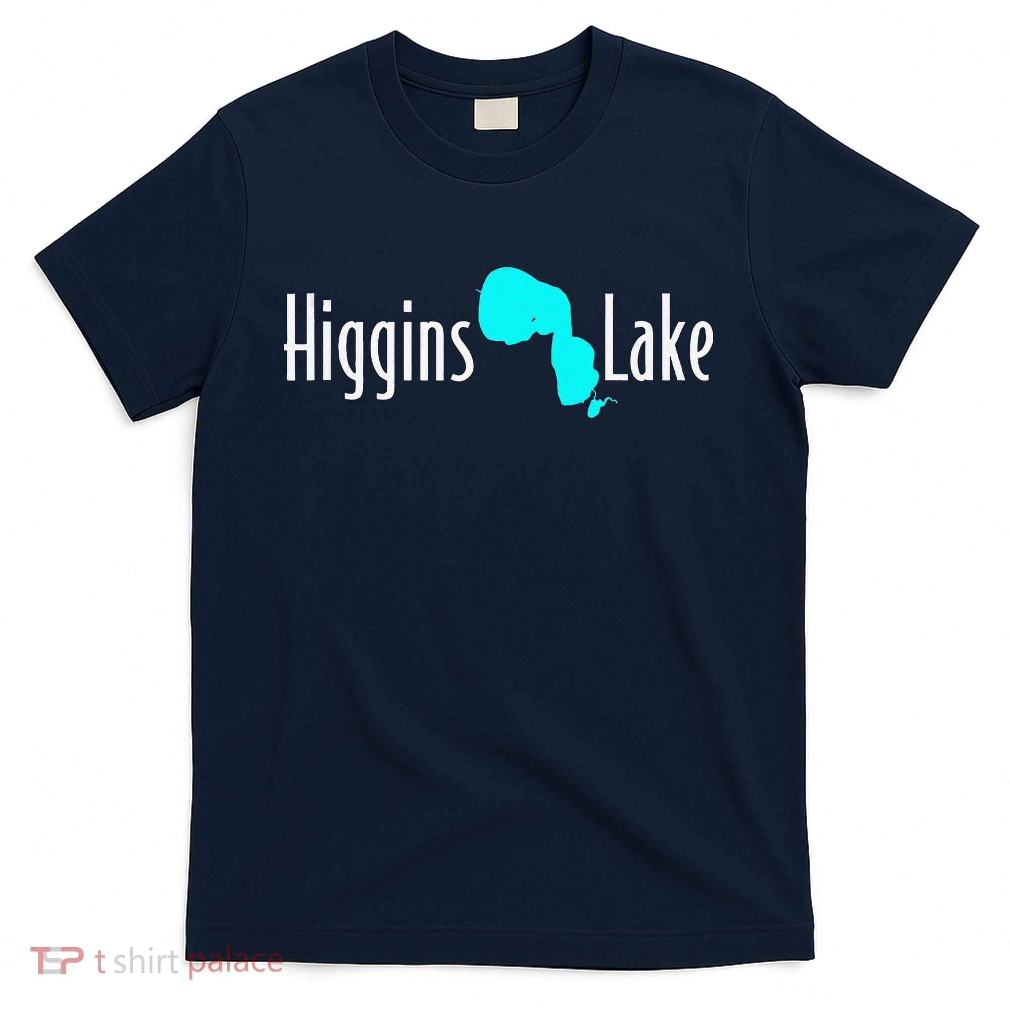 Minimalist Higgins Lake Michigan T-Shirt