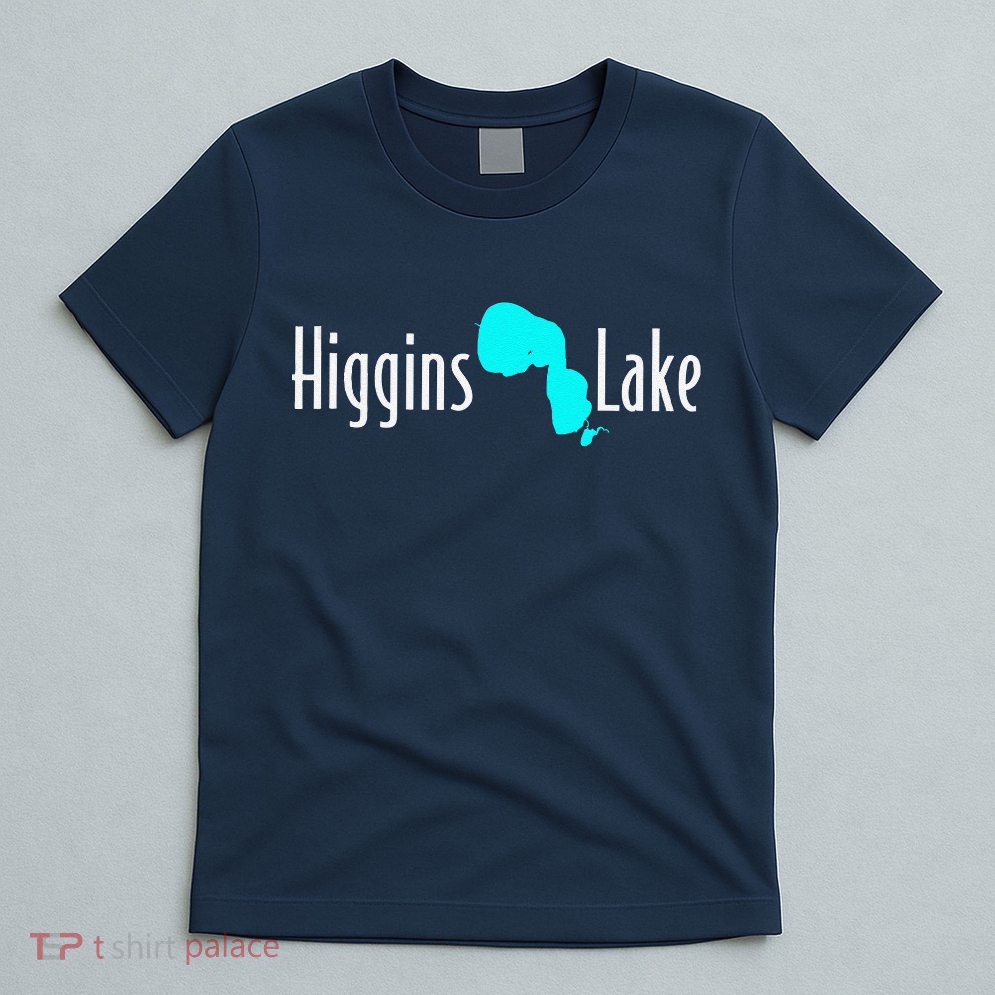 Minimalist Higgins Lake Michigan T-Shirt