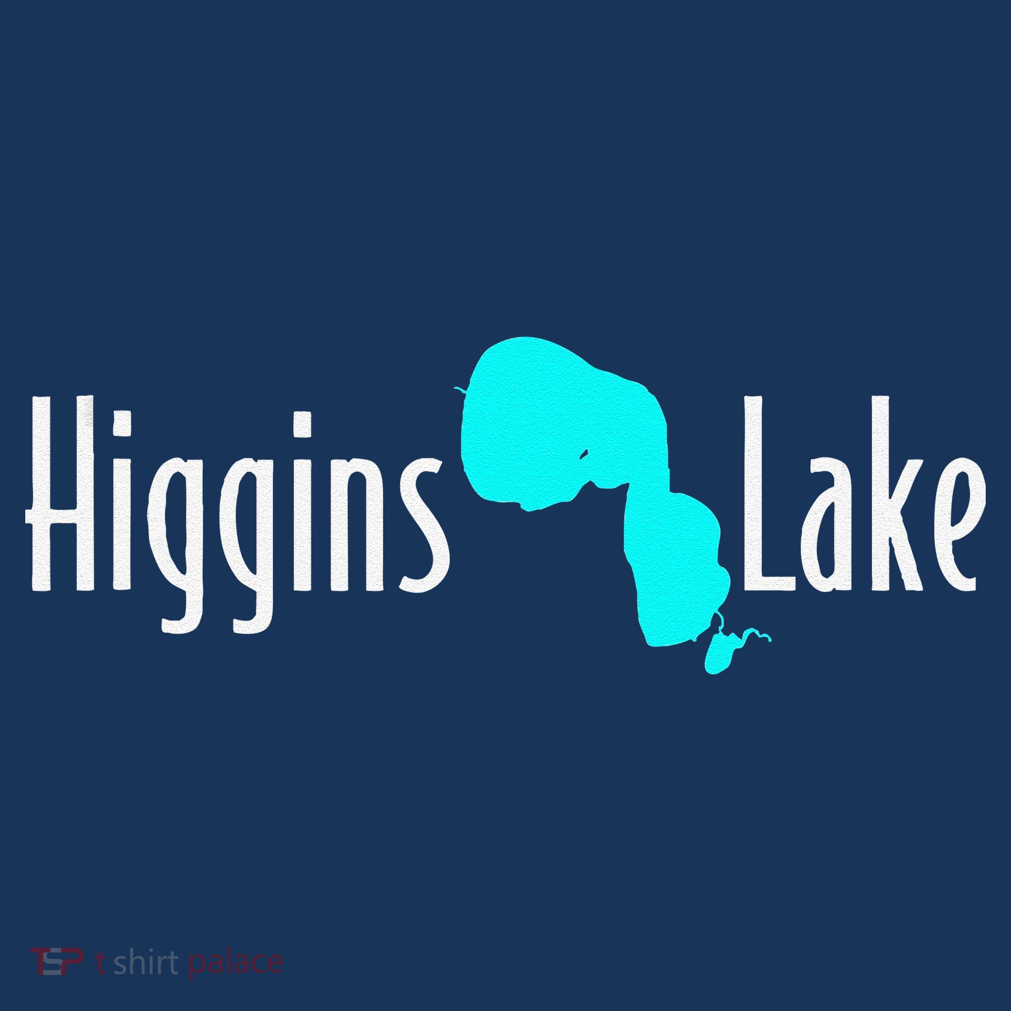 Minimalist Higgins Lake Michigan Women's Hoodie