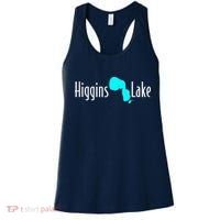 Minimalist Higgins Lake Michigan Women's Tank Top thumb 0