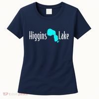 Minimalist Higgins Lake Michigan Women's T-Shirt thumb 0