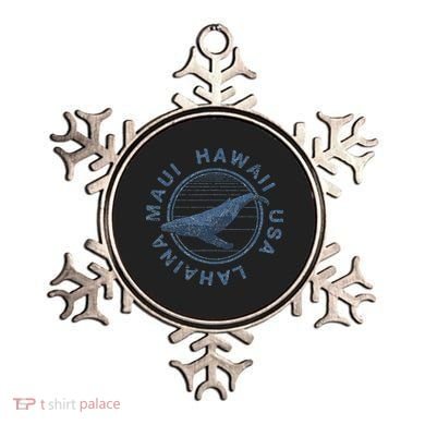 Maui Hawaii Lahaina Vintage Whale Retro Ornament