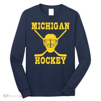 Michigan Hockey Long Sleeve Shirt