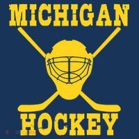 Michigan Hockey Mousepad thumb 1