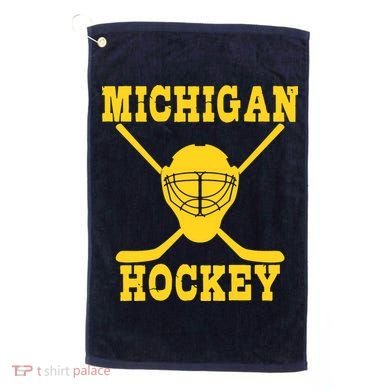Michigan Hockey Golf Towel
