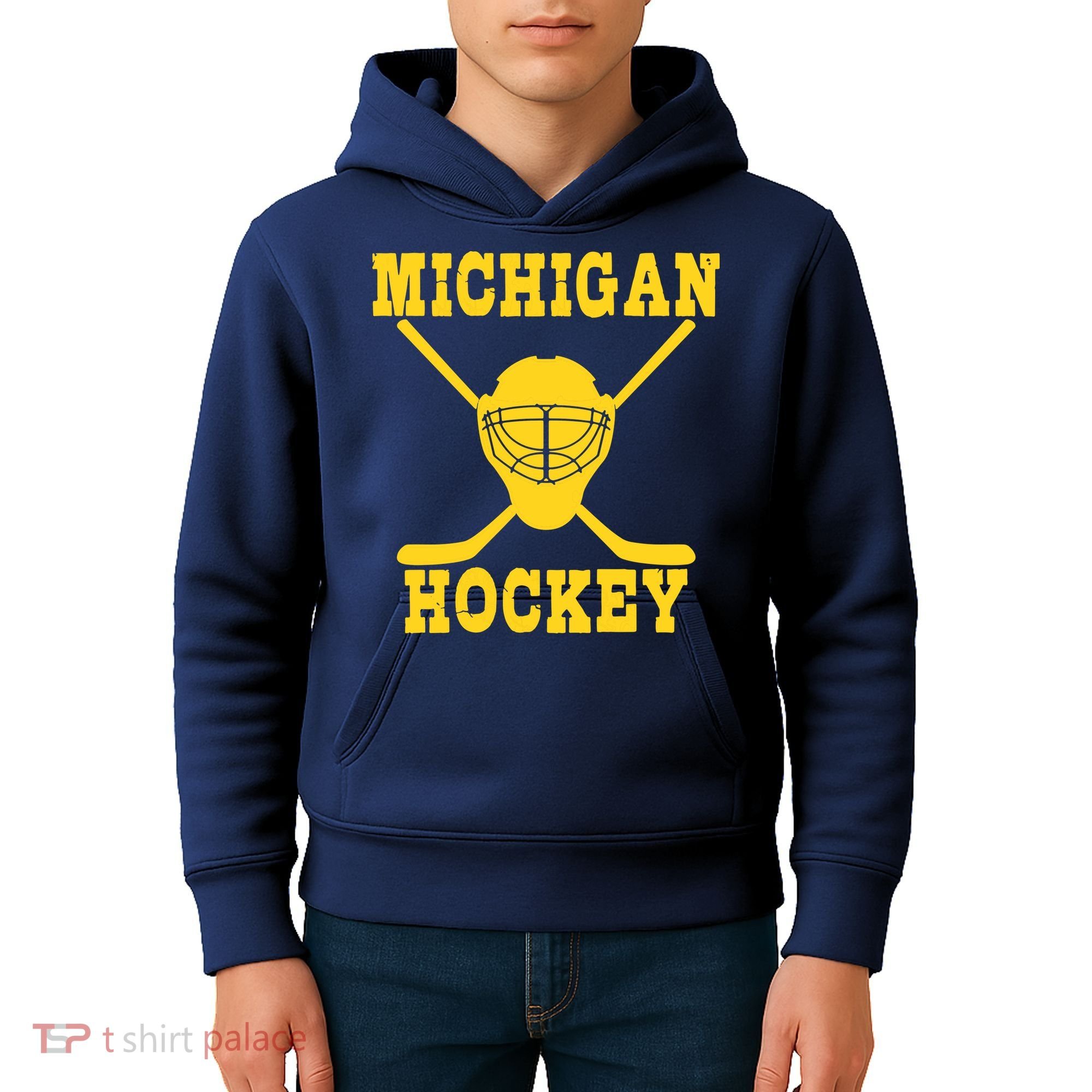 Michigan Hockey Kids Hoodie