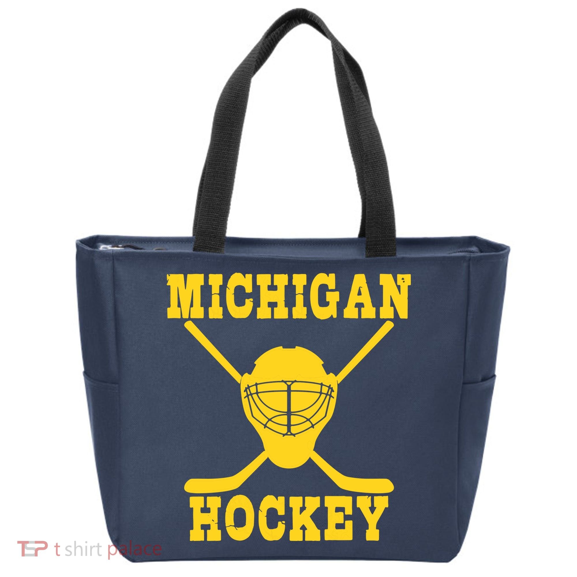 Michigan Hockey Tote Bag