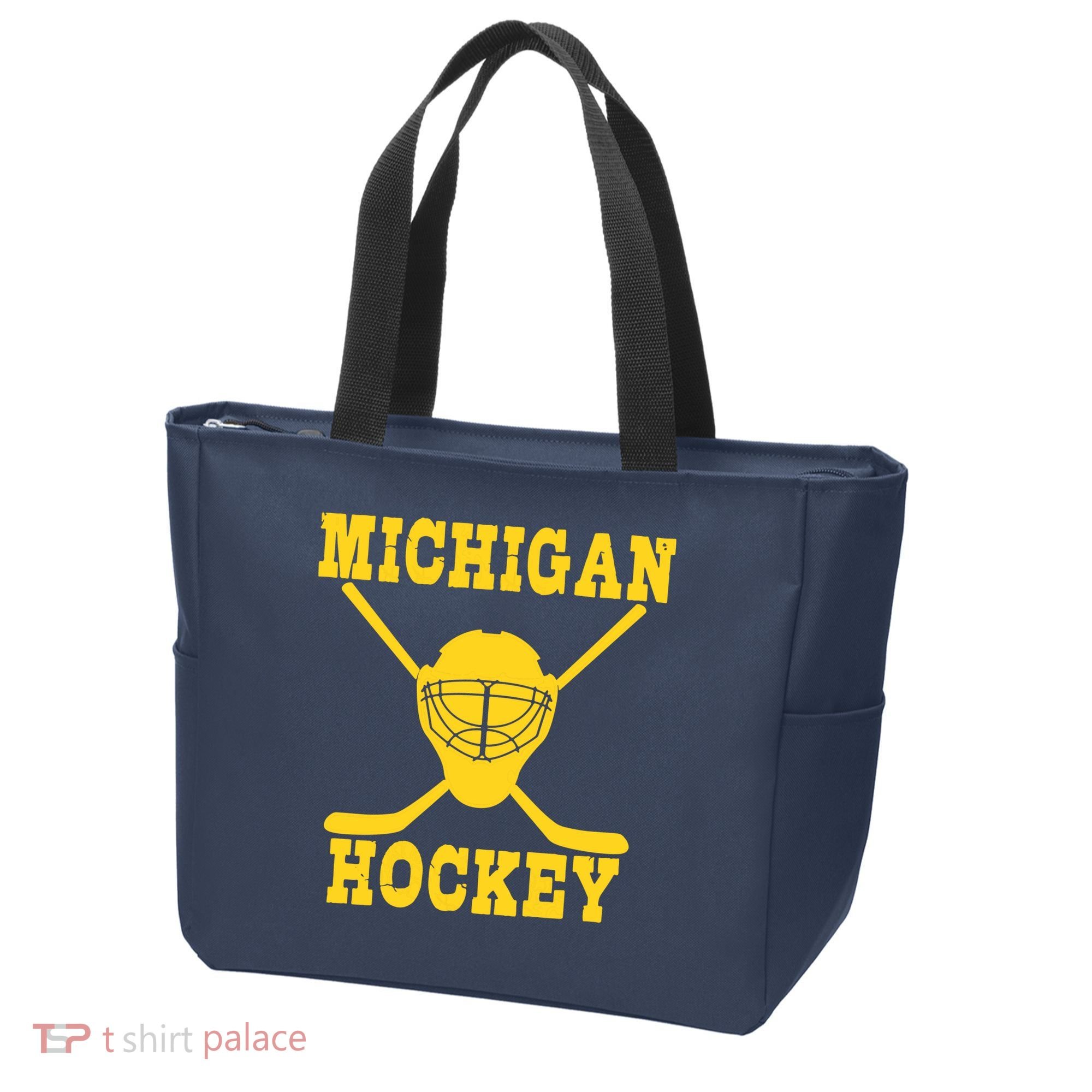 Michigan Hockey Tote Bag