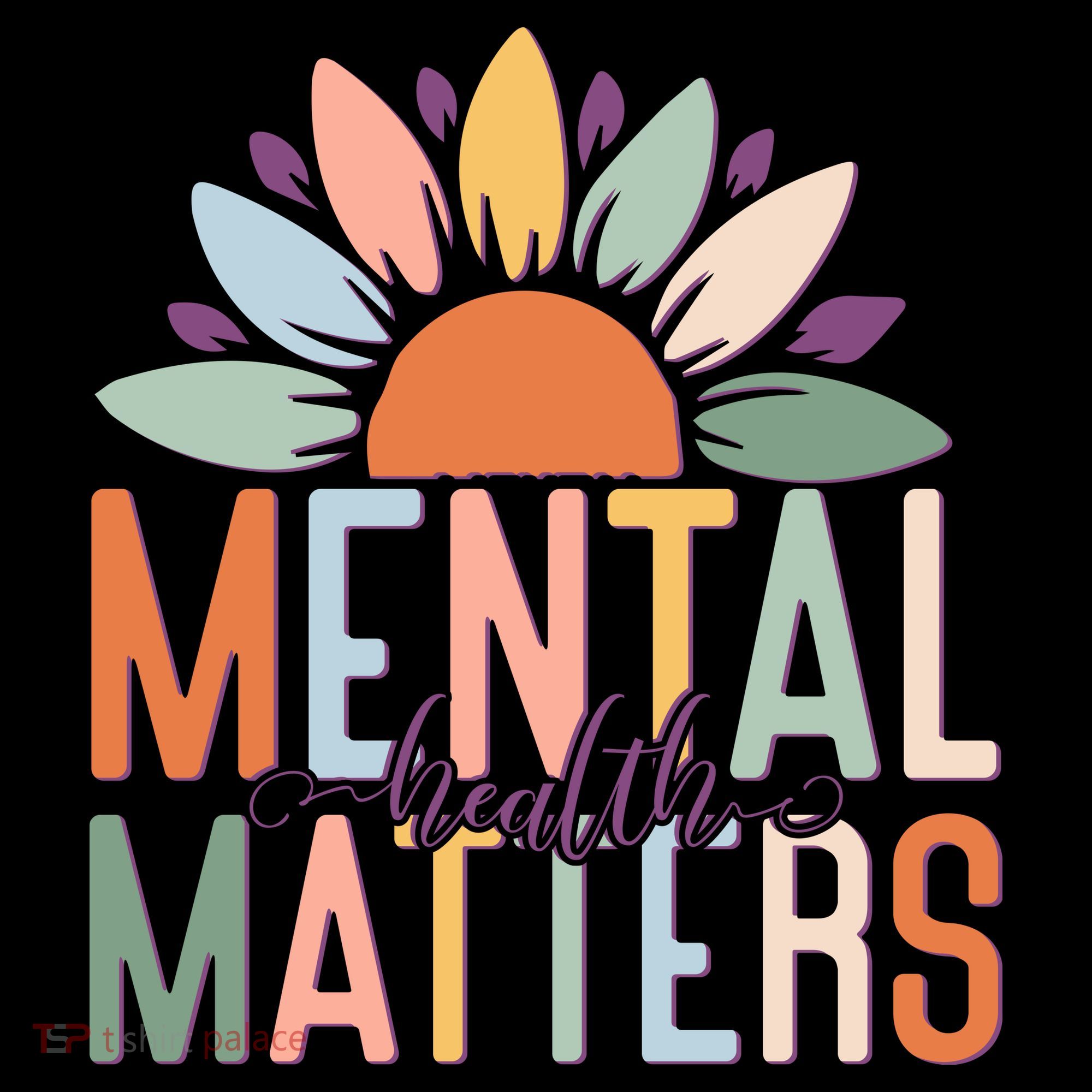 Mental Health Matters Flower Coffee Mug