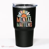 Mental Health Matters Flower Tumbler thumb 0